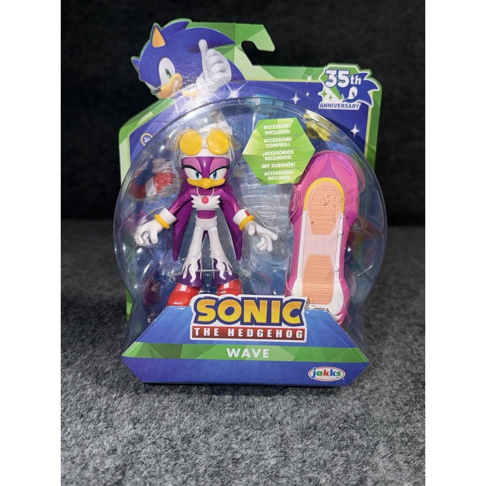Sonic The Hedgehog Wave 4" Figure Accessory 35th Anniversary 2026